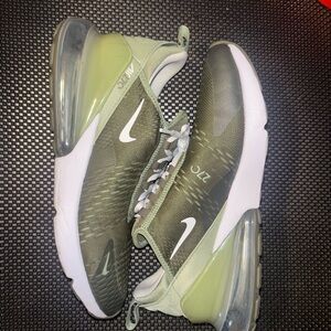 Nike Air Max 270 Sneakers in Green and White size 11